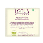Lotus Herbals Almondyouth Almond Anti-Wrinkle Cream | Grocsy