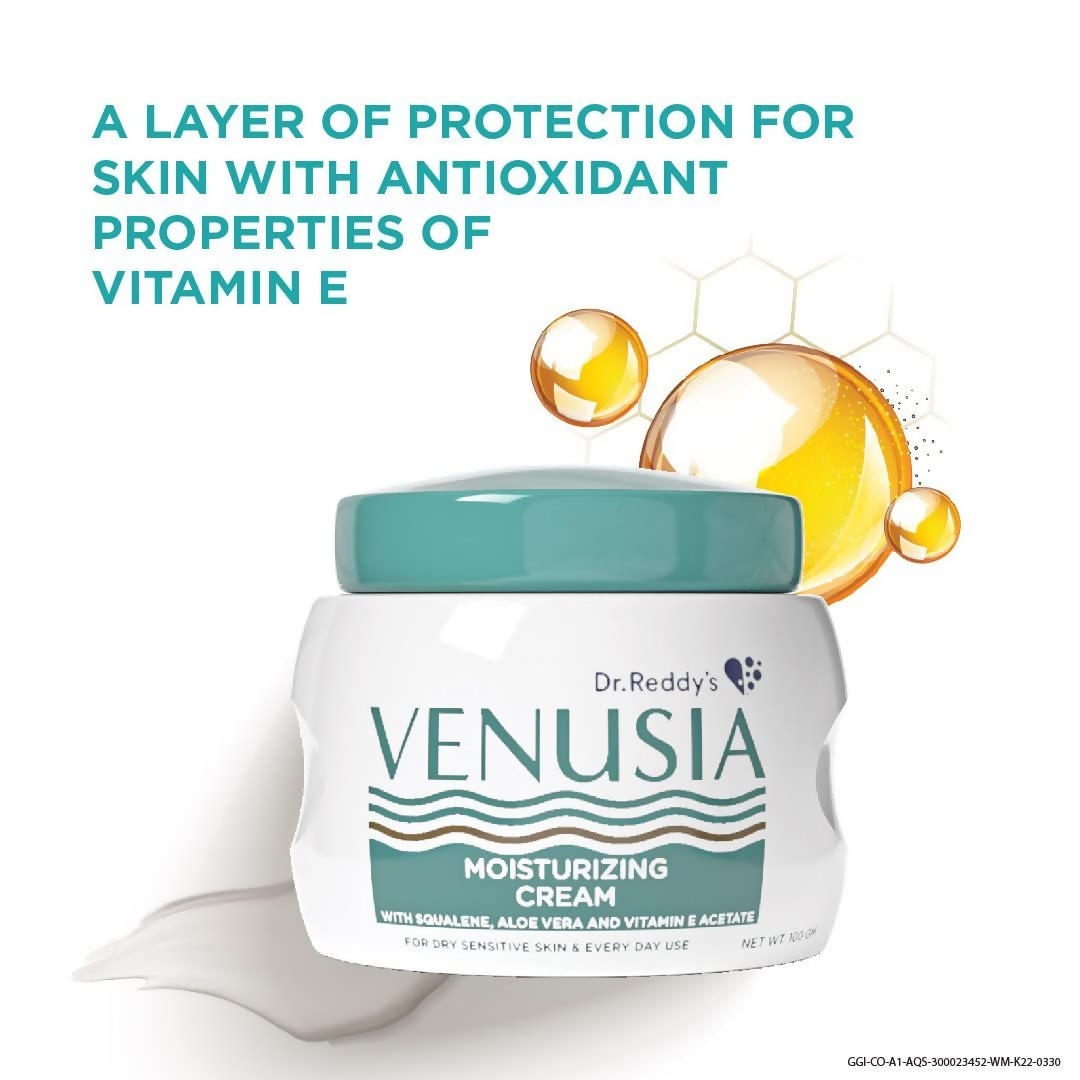 Dr. Reddy's Venusia Moisturizing Cream body & Face Cream For Dry To Very Dry Skin | Grocsy