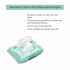 Swiss Beauty Clean And Glow Makeup Remover Wipes | Grocsy