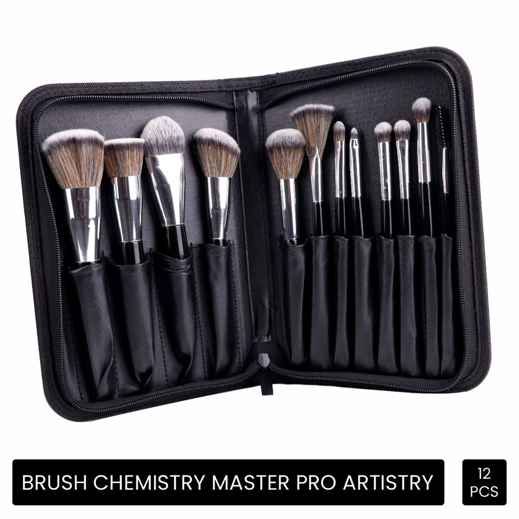 Matt Look Brush Chemistry Master Pro Artistry - Set of 12 | Grocsy