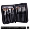 Matt Look Brush Chemistry Master Pro Artistry - Set of 12 | Grocsy