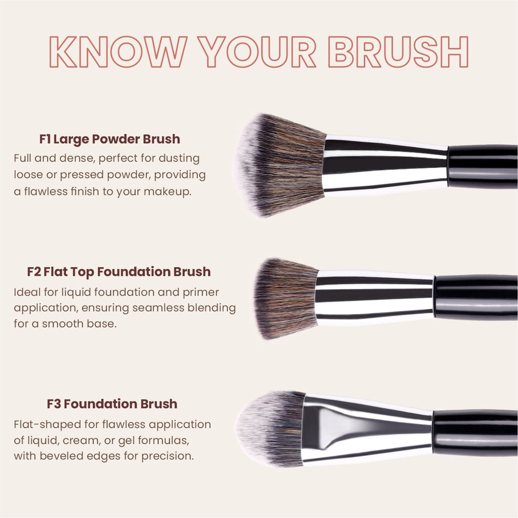 Matt Look Brush Chemistry Master Pro Artistry - Set of 12 | Grocsy