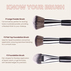 Matt Look Brush Chemistry Master Pro Artistry - Set of 12 | Grocsy