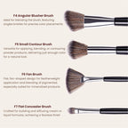 Matt Look Brush Chemistry Master Pro Artistry - Set of 12 | Grocsy