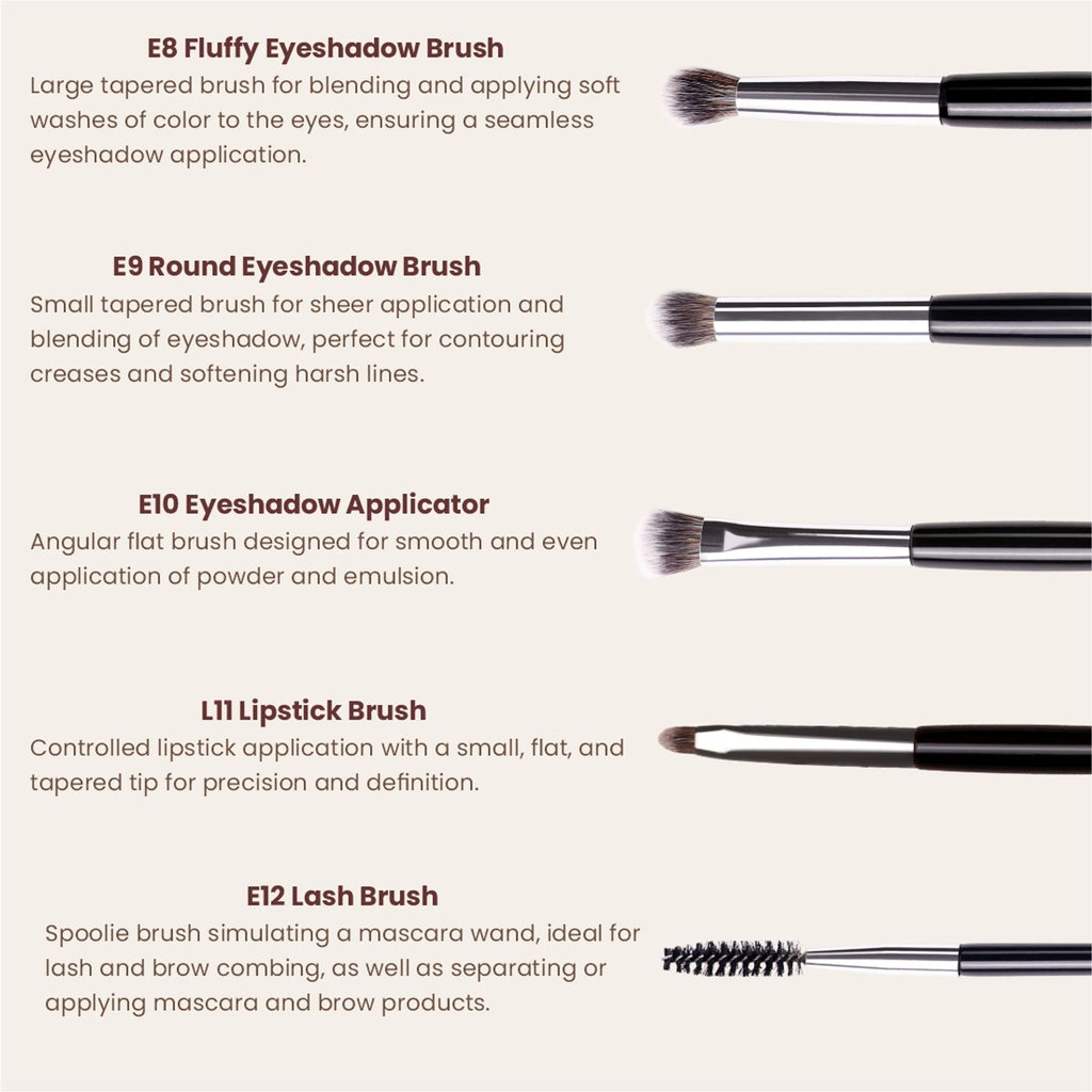 Matt Look Brush Chemistry Master Pro Artistry - Set of 12 | Grocsy