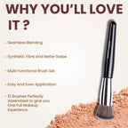 Matt Look Brush Chemistry Master Pro Artistry - Set of 12 | Grocsy