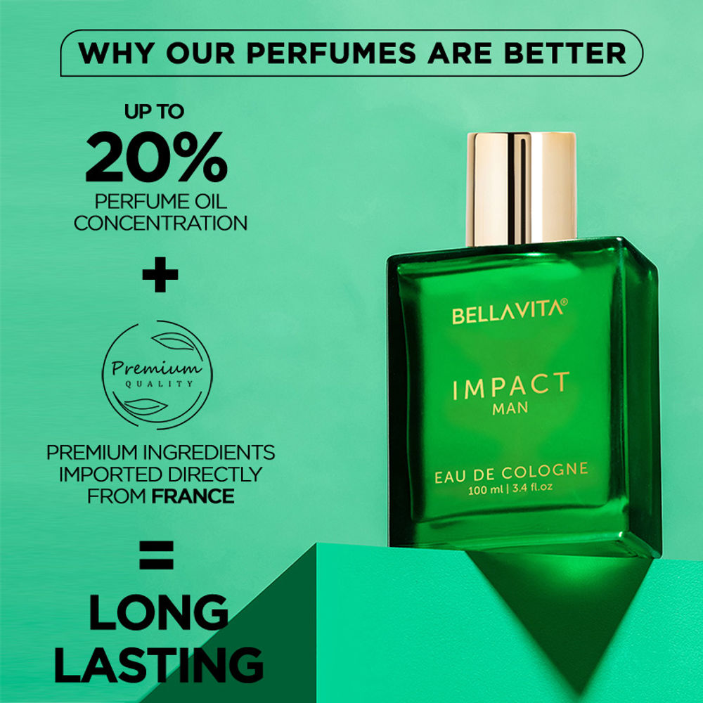 Bella Vita Impact Eau De Cologne Spray Perfume for Men | Grocsy