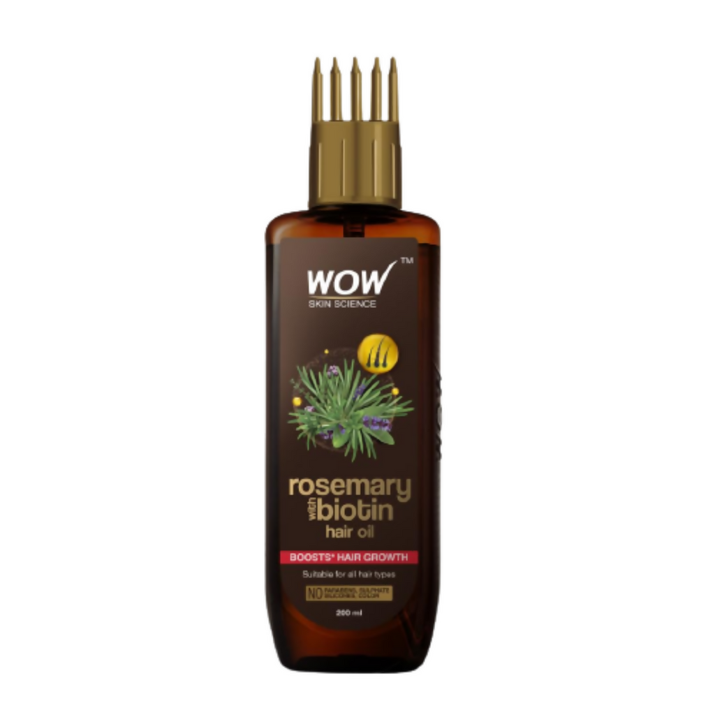 Wow Skin Science Rosemary With Biotin Hair Growth Oil | Grocsy