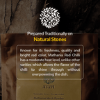 Asavi Stone Grounded Mathania Chilli Powder | Grocsy