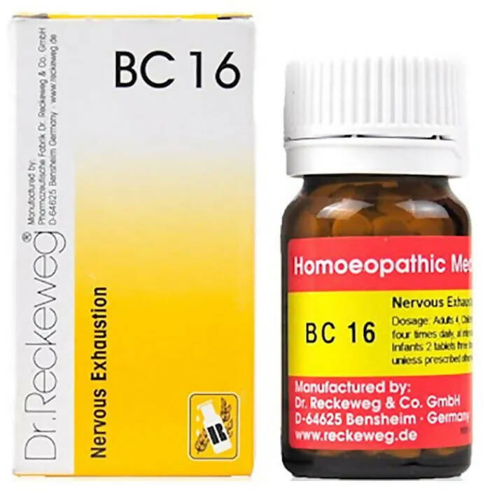 Dr. Reckeweg Bio-Combination 16 (BC 16) Tablets | Grocsy