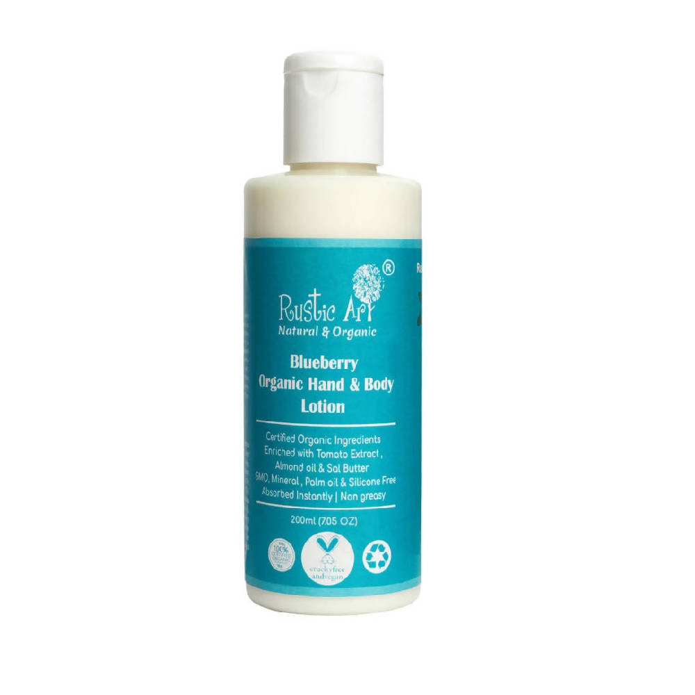 Rustic Art Blueberry Organic Hand and Body Lotion | Grocsy