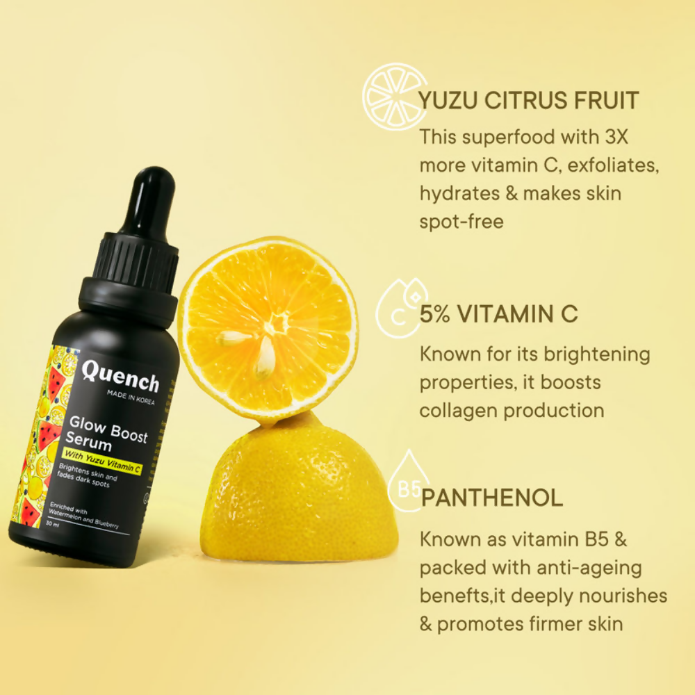 Quench 5% Ethyl Ascorbic Acid Vitamin C Glow Boost Serum | Grocsy
