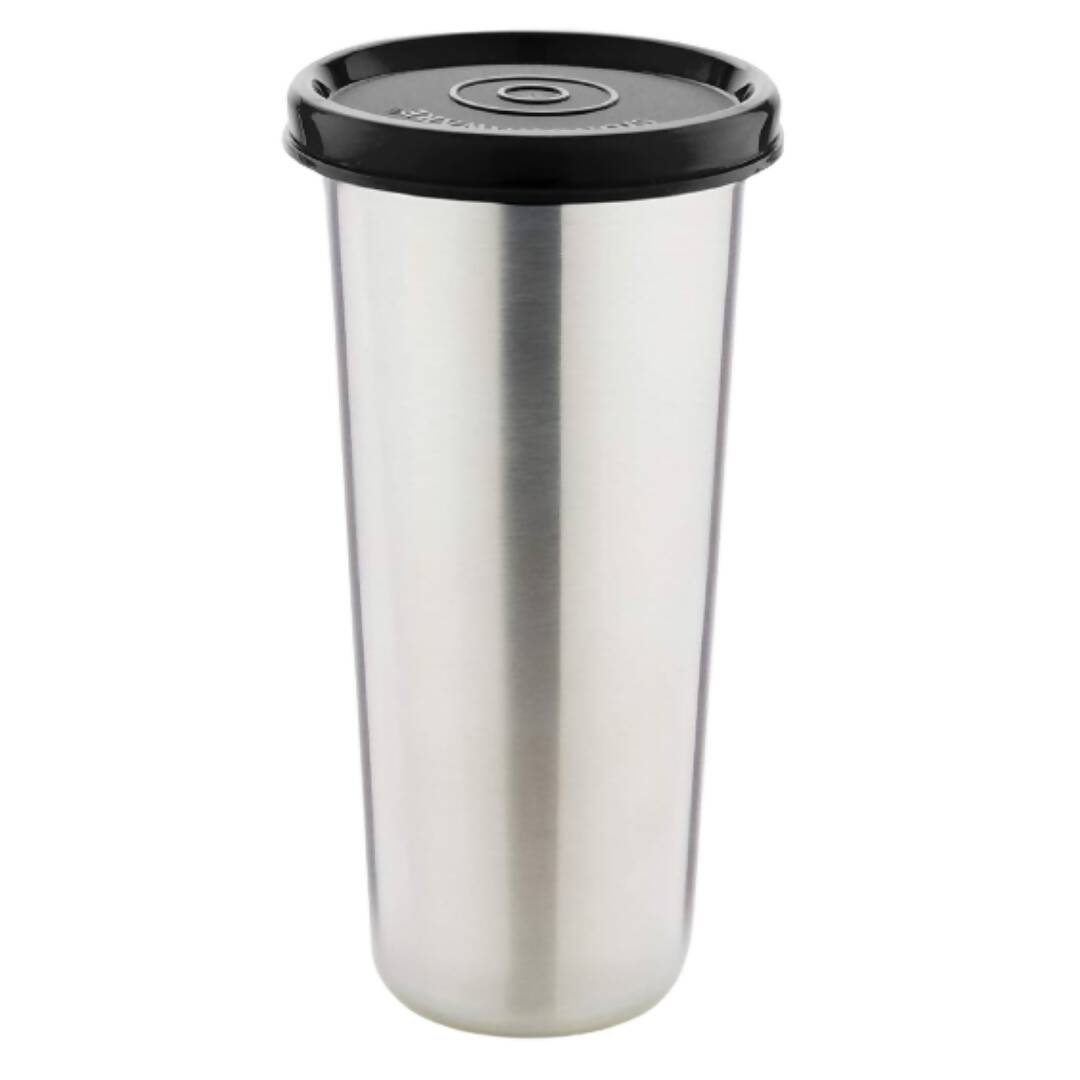 Signoraware Stainless Steel Tumbler with Lid - 450ml | Grocsy