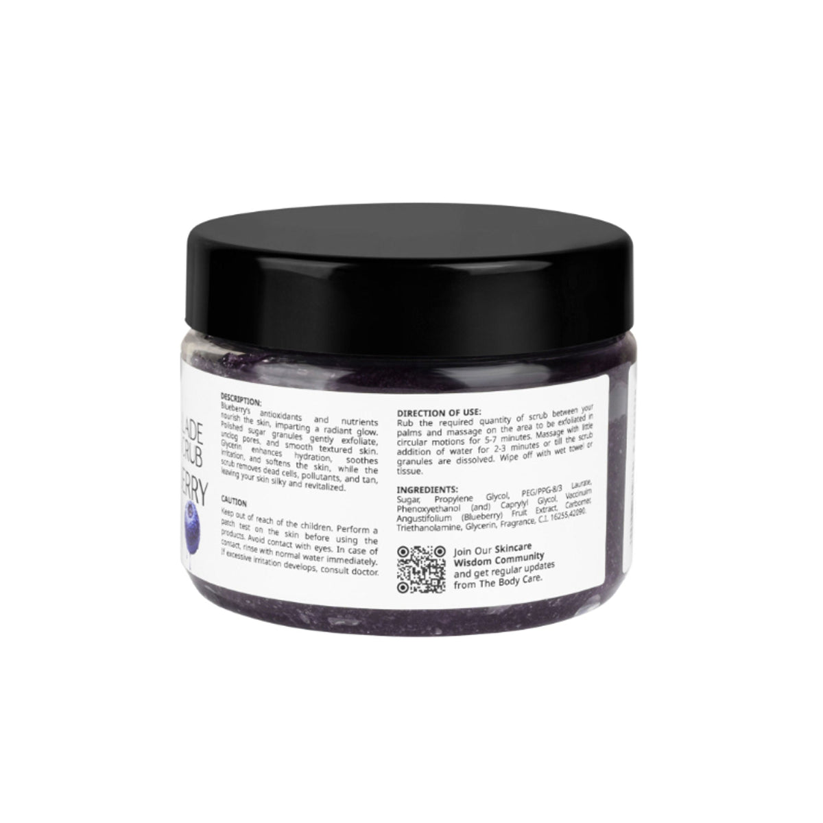 The Body Care Blueberry Marmalade Sugar Scrub | Grocsy
