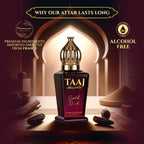 Taaj by Bella Vita Gold OUD Attar | Grocsy