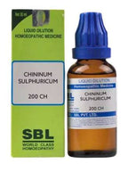 SBL Homeopathy Chininum Sulphuricum Dilution | Grocsy