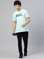 Alcis Men Typography Printed Anti Static T-shirt | Grocsy