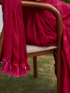 Tikhi Imli Striped Satin Ready to Wear Saree | Grocsy