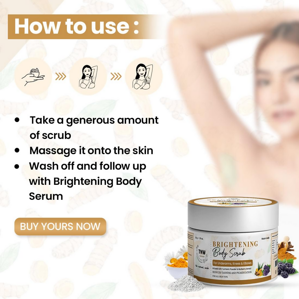 The Natural Wash Brightening Body Scrub | Grocsy