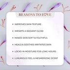 Just Herbs Saffron + Malai Nourishing Body Milk Lotion | Grocsy