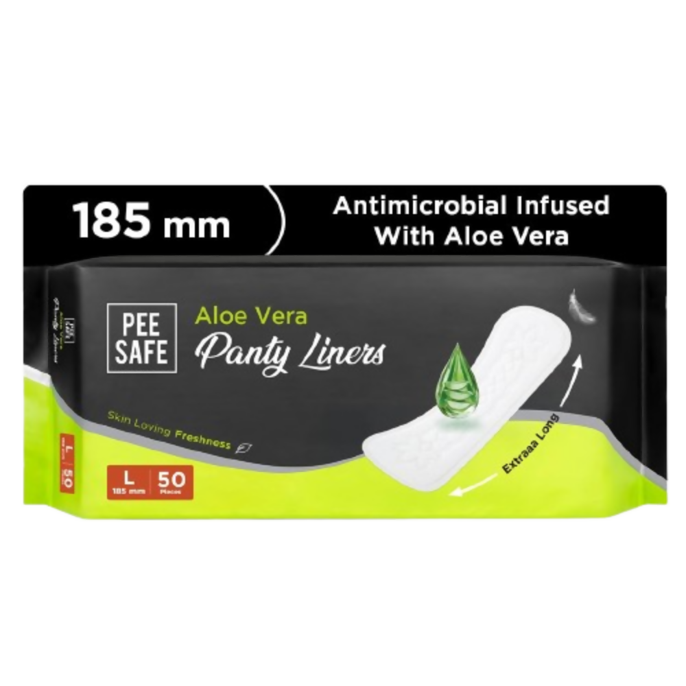 Pee Safe Aloe Vera Panty Liners - L | Grocsy