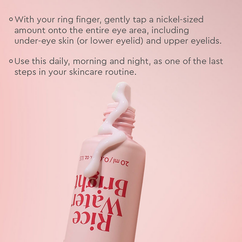 The Face Shop Rice Water Eye Cream | Grocsy