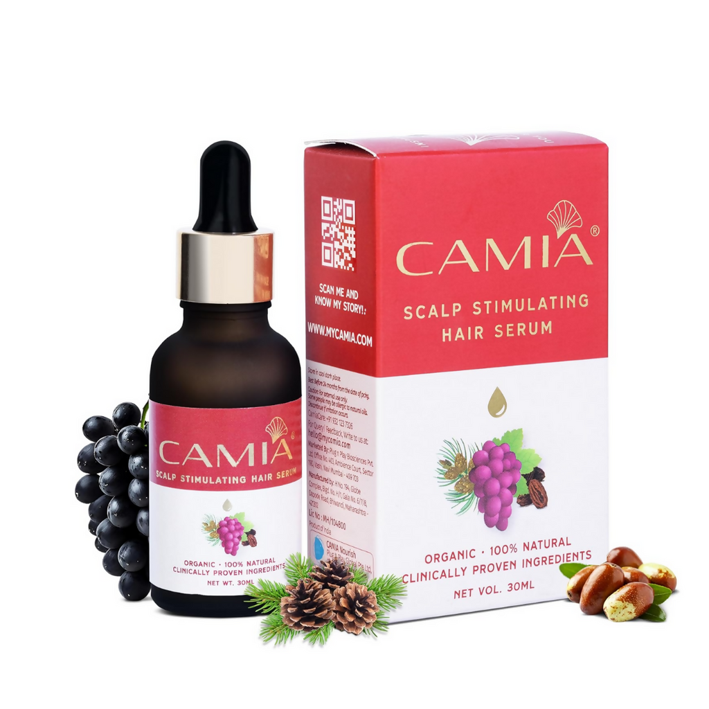 Camia Organic Scalp Stimulating Hair Serum | Grocsy