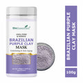 She Essentials Brazilian Purple Clay Mask For Brightening Skin | Grocsy