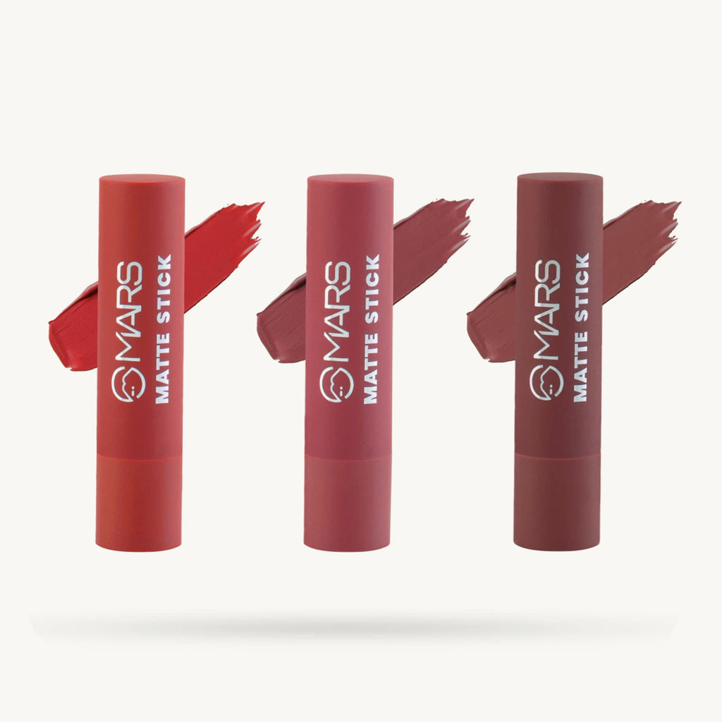MARS Cosmetics Matte Lipsticks Box - 01 Reds and Maroons | Grocsy