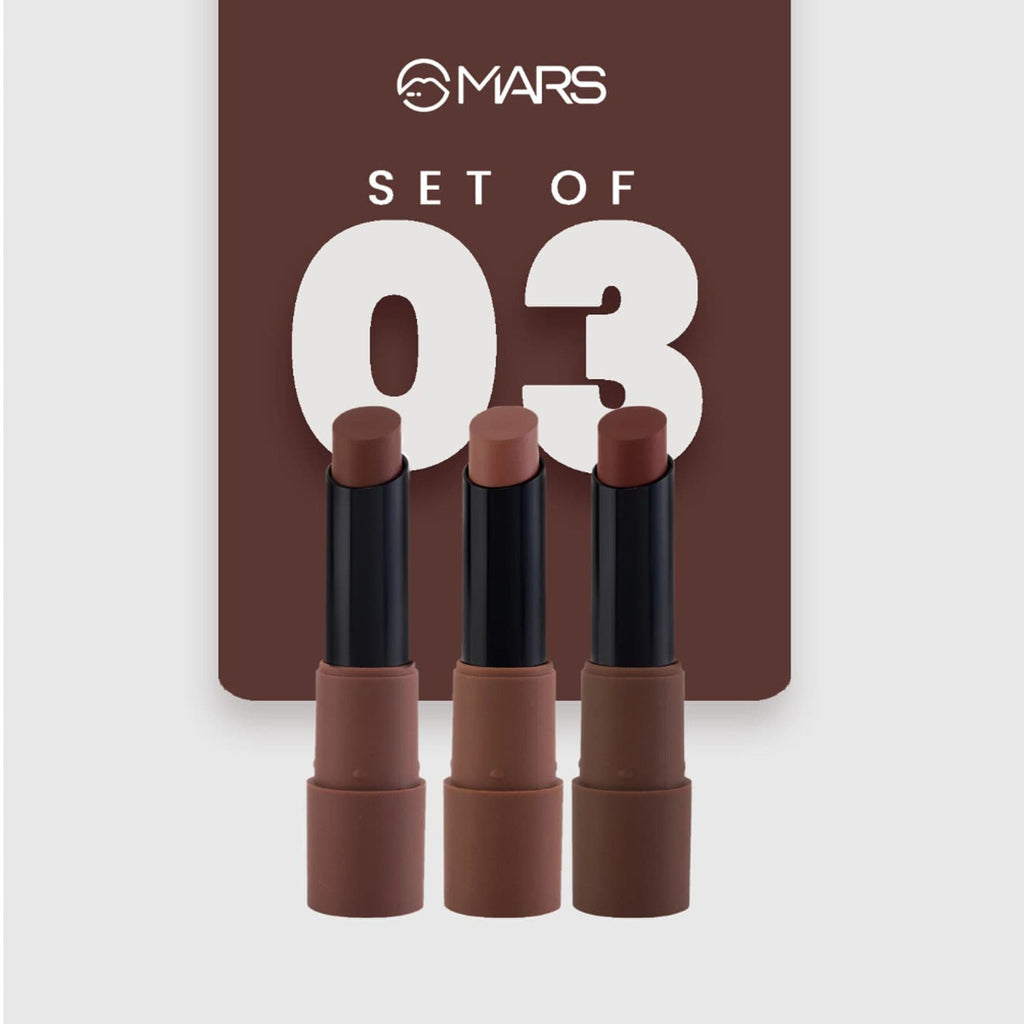 MARS Cosmetics Matte Lipsticks Box - 04 Browns | Grocsy