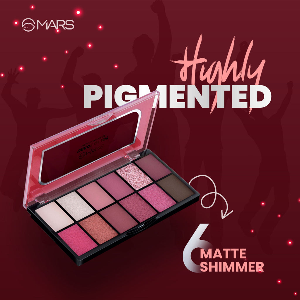 MARS Cosmetics Dance Of Joy Eyeshadow Palette - Shade 01 | Grocsy