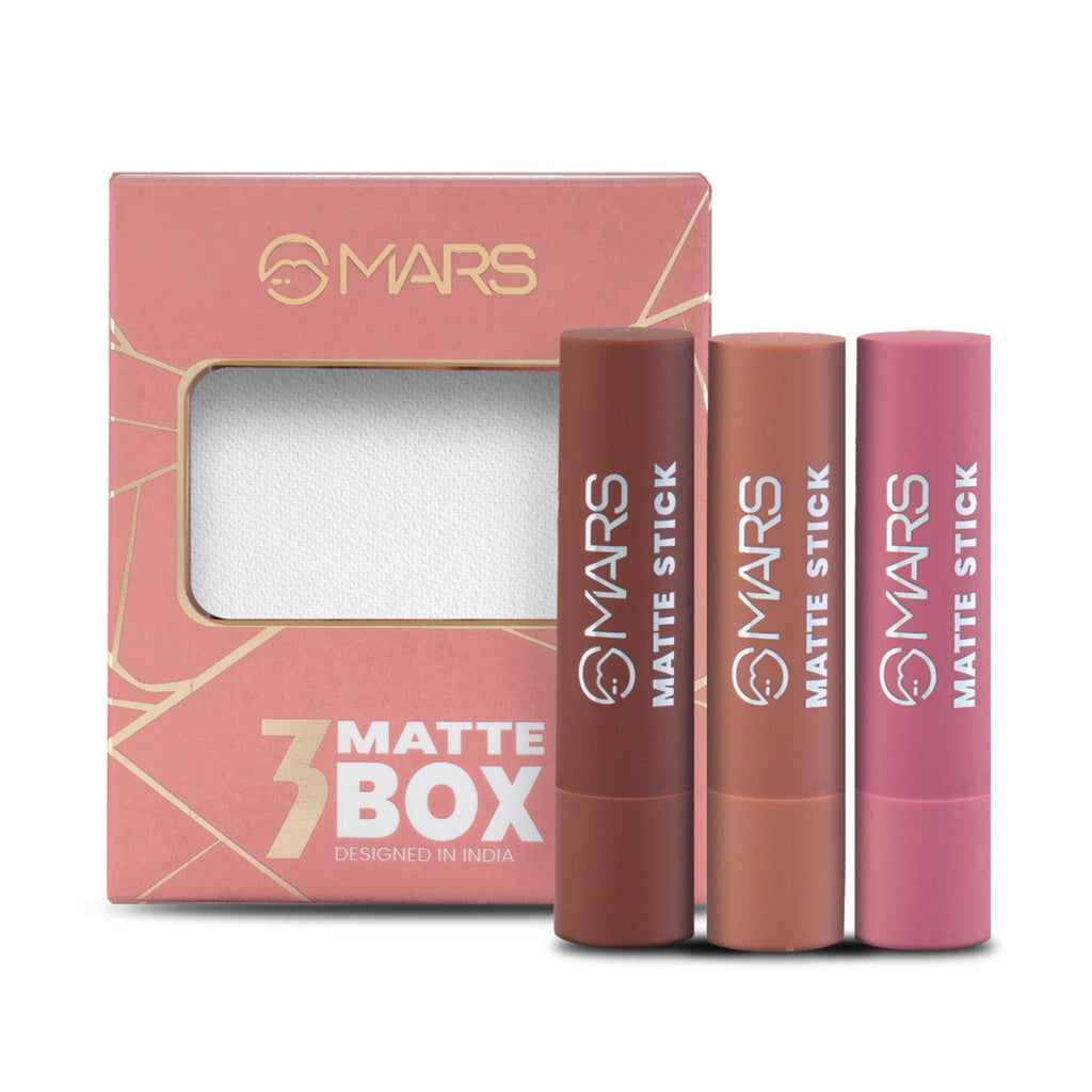 MARS Cosmetics Matte Lipsticks Box - Blushes Nudes | Grocsy