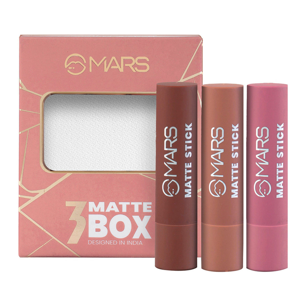MARS Cosmetics Matte Lipsticks Box - Blushes Nudes | Grocsy