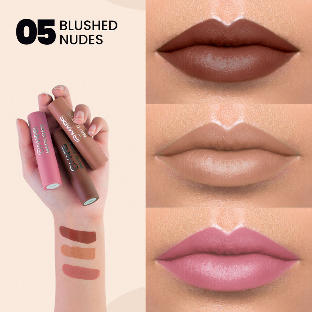 MARS Cosmetics Matte Lipsticks Box - Blushes Nudes | Grocsy