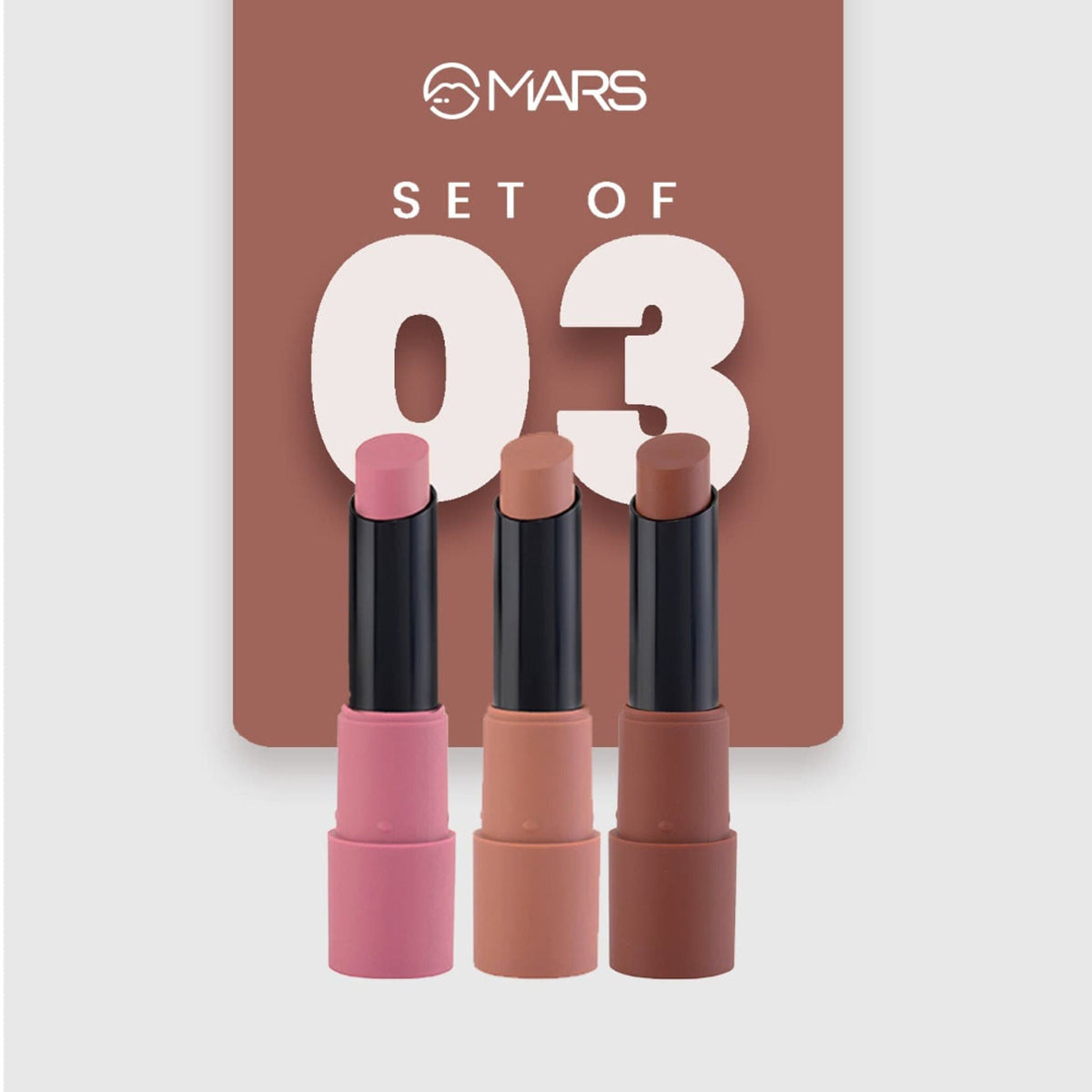 MARS Cosmetics Matte Lipsticks Box - Blushes Nudes | Grocsy