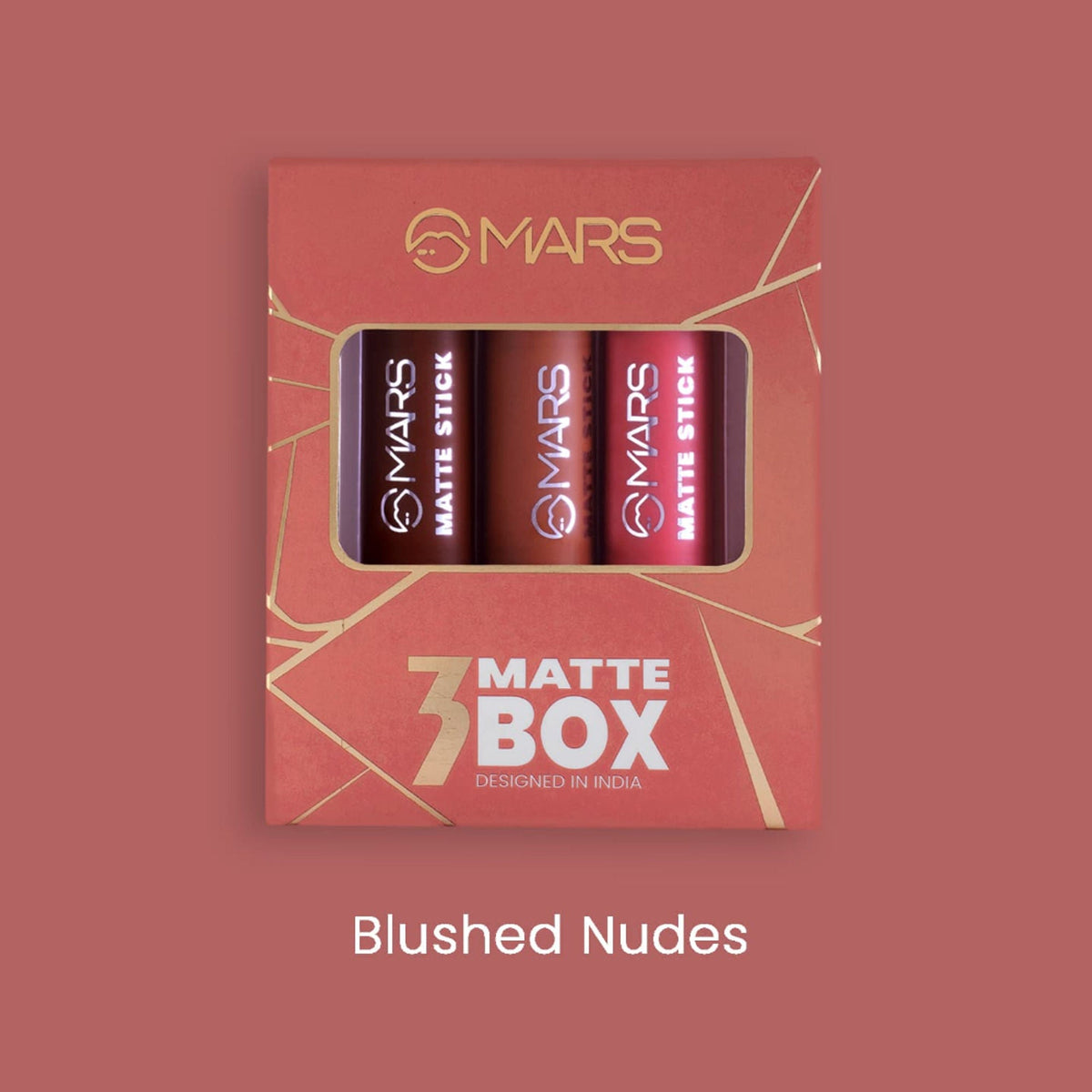 MARS Cosmetics Matte Lipsticks Box - Blushes Nudes | Grocsy