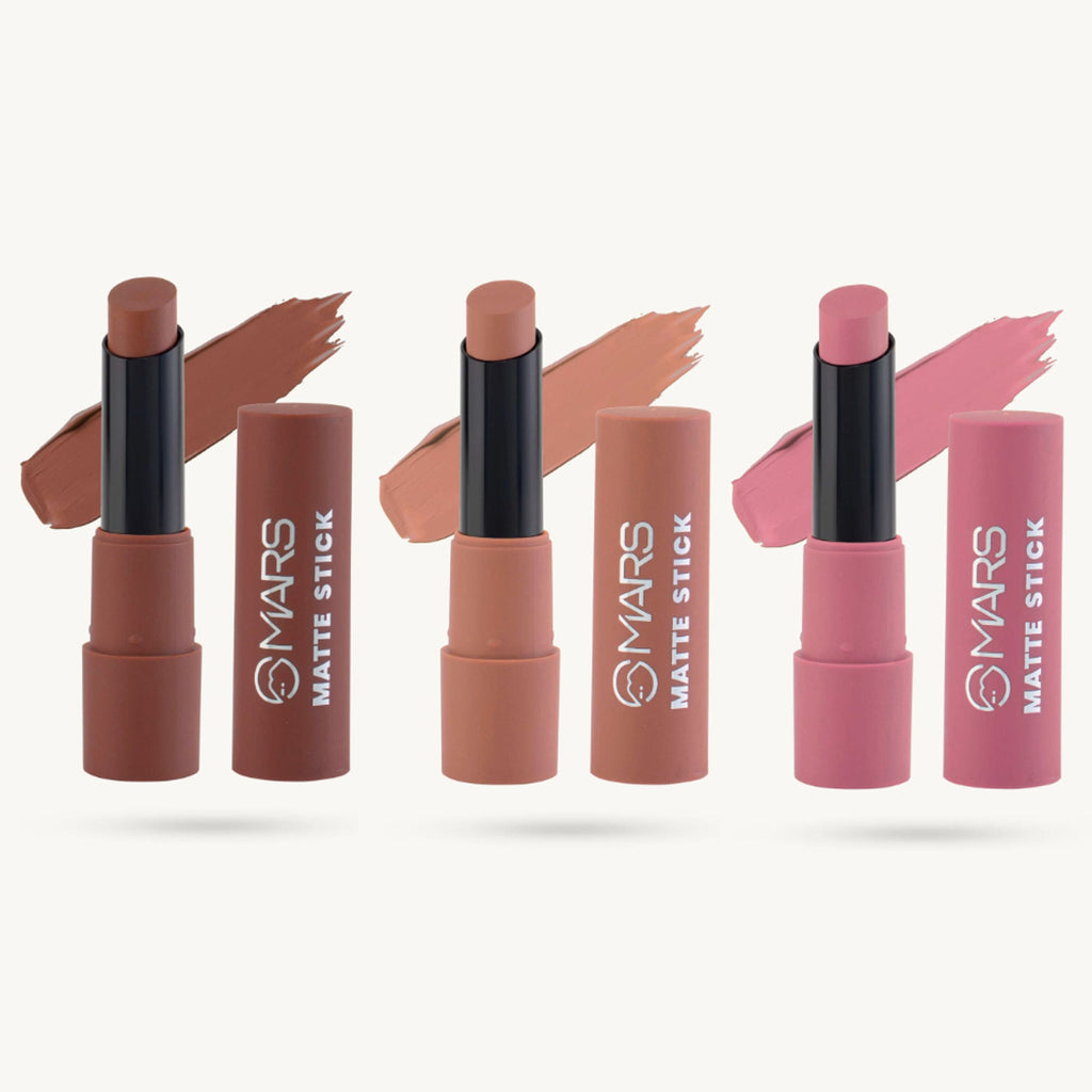 MARS Cosmetics Matte Lipsticks Box - Blushes Nudes | Grocsy