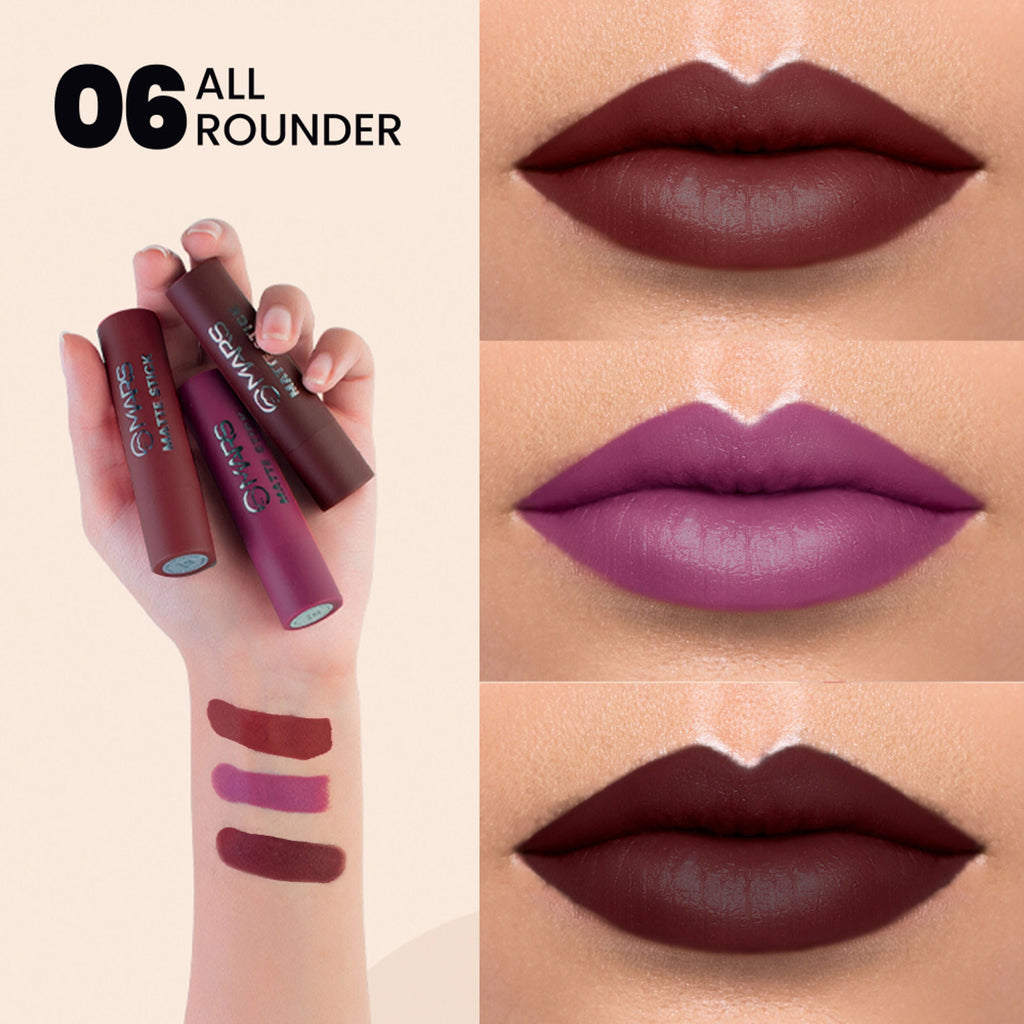 MARS Cosmetics Matte Lipsticks Box - All Rounder | Grocsy