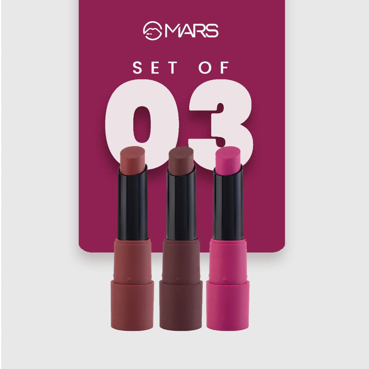 MARS Cosmetics Matte Lipsticks Box - All Rounder | Grocsy