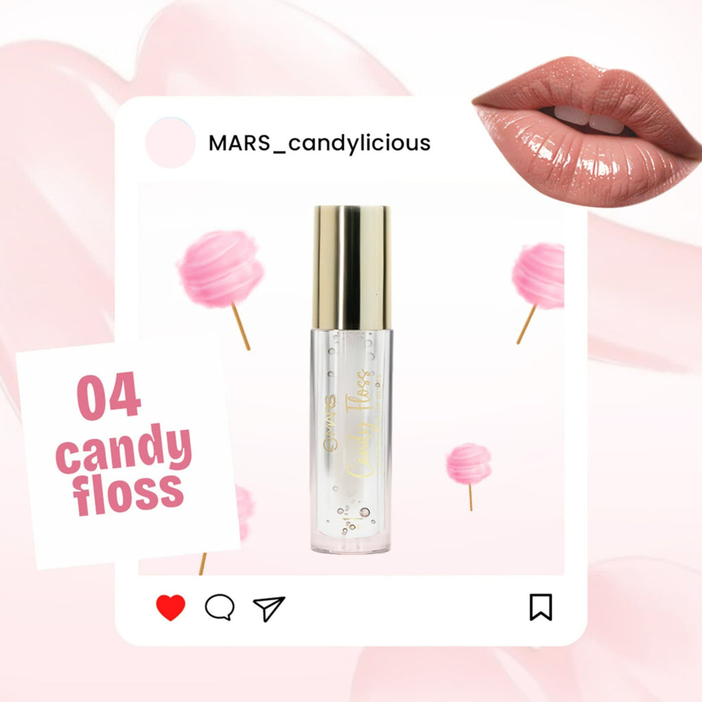 MARS Cosmetics Candylicious Colored Lip Gloss - Candy Floss | Grocsy