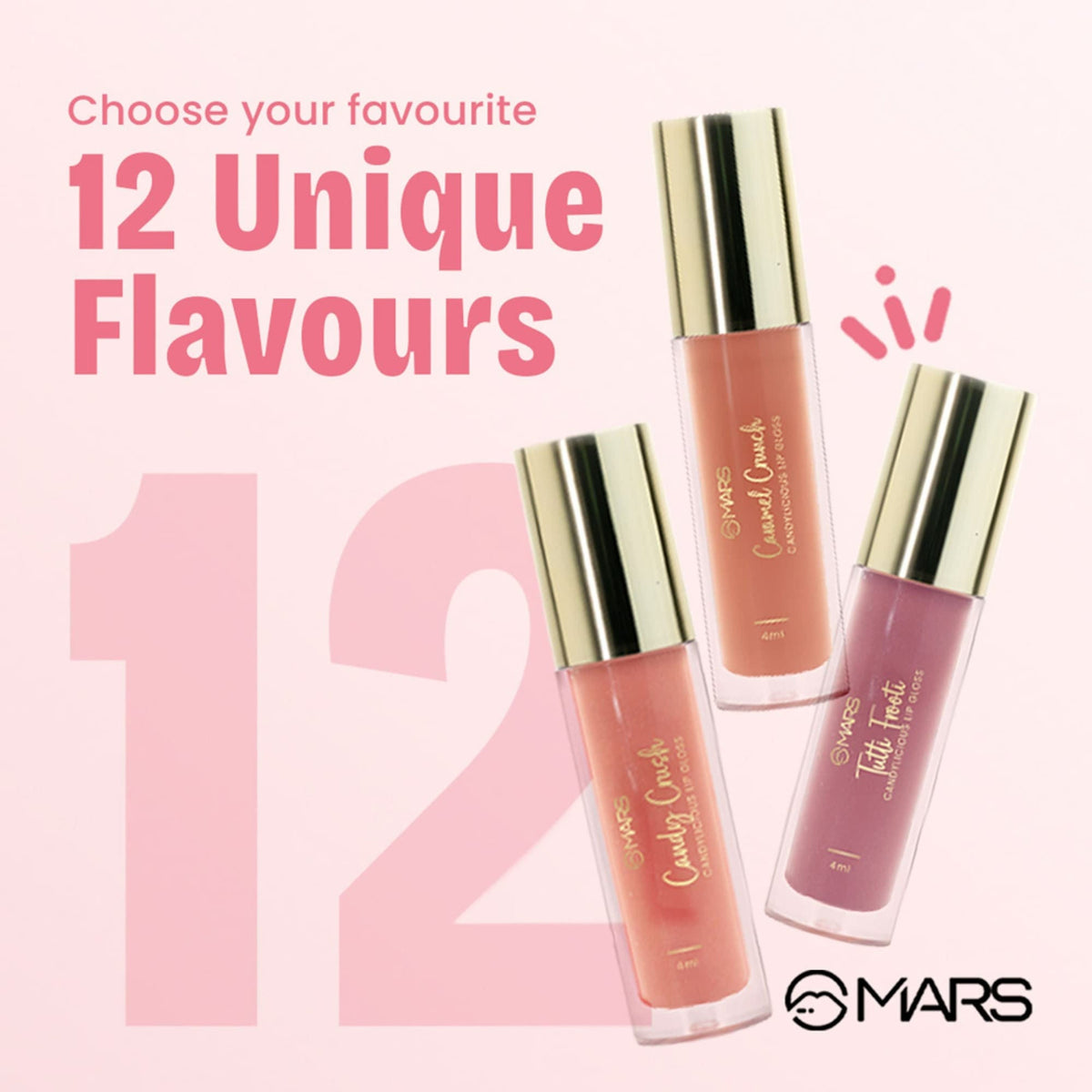 MARS Cosmetics Candylicious Colored Lip Gloss - Jelly Bean | Grocsy