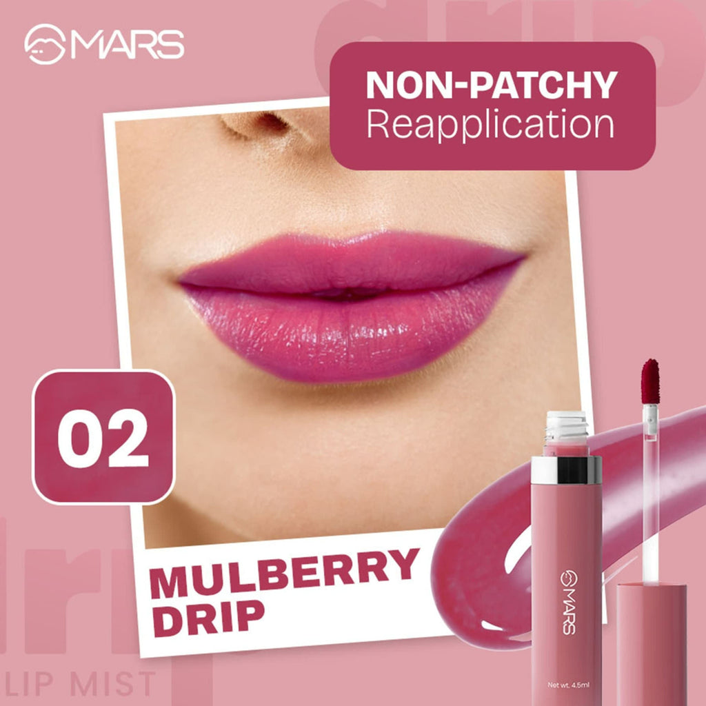 MARS Cosmetics Drip Lip Mist - 02 Mulberry Drip | Grocsy
