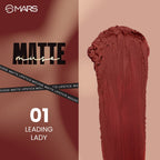 MARS Cosmetics Mousse Matte Lipstick - Leading Lady | Grocsy