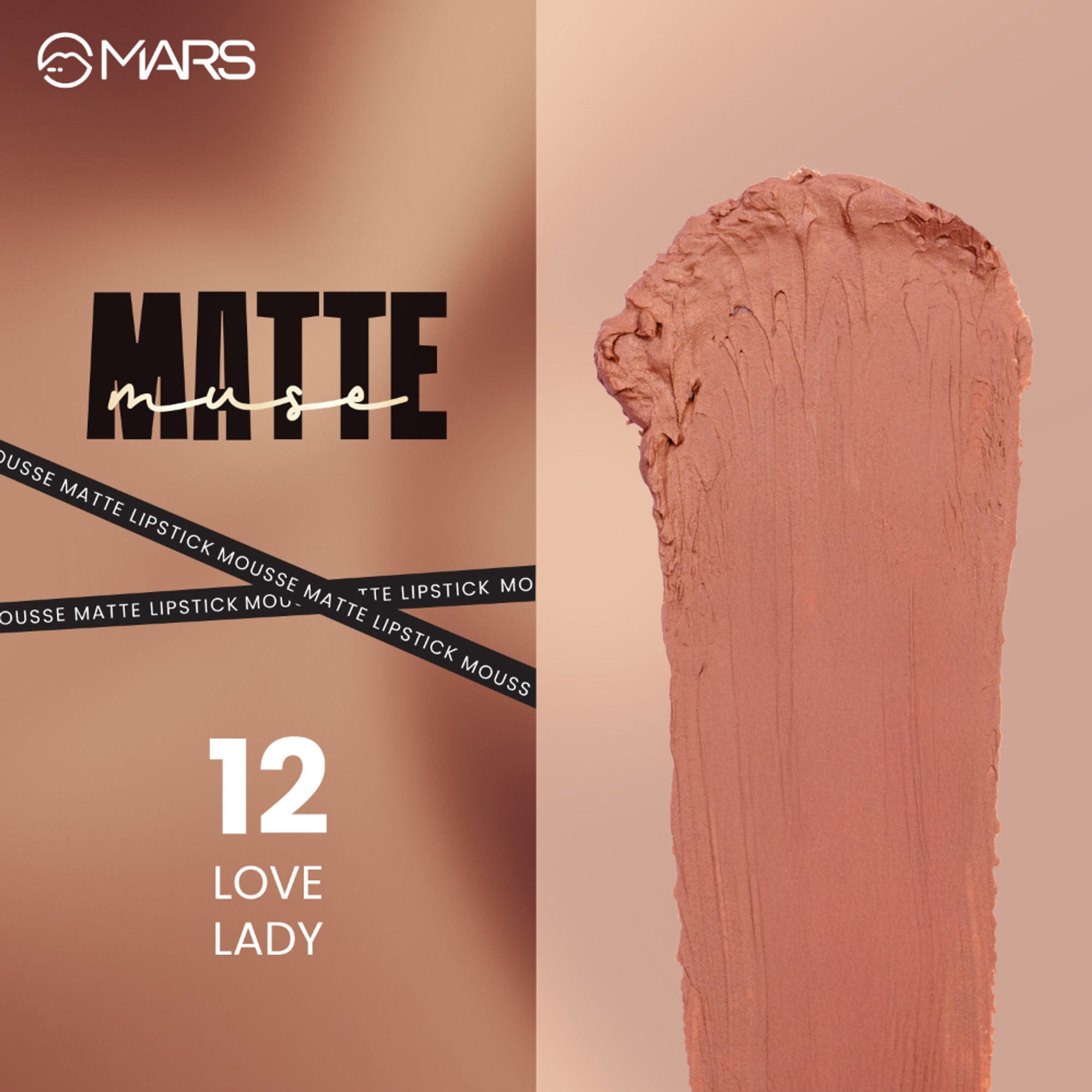 MARS Cosmetics Mousse Matte Lipstick - Love Lady | Grocsy