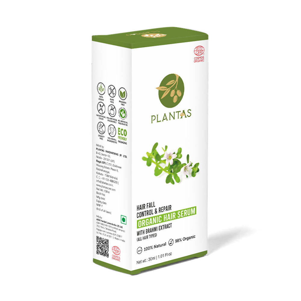 Plantas Hair Fall Control & Repair Organic Hair Serum | Grocsy