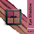 Nykaa Cosmetics Eyes On Me! 4 In 1 Quad Eyeshadow Palette | Grocsy
