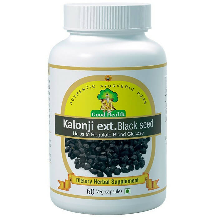 Sushrut Ayurved Good Health Kalonji Ext. Black Seed Capsules | Grocsy