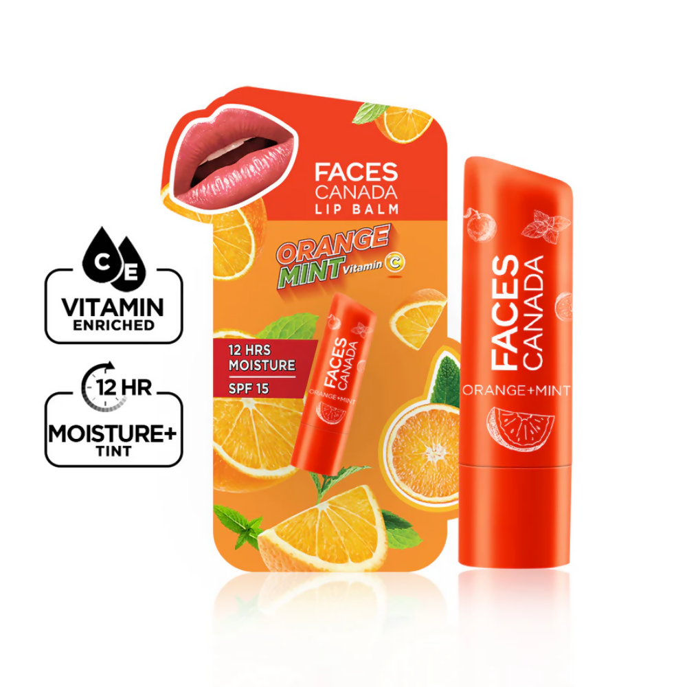 Faces Canada Vitamin C Lip Balm - Orange Mint | Grocsy