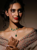 Women's Gold-Polished Necklace - Ruby Raang | Grocsy