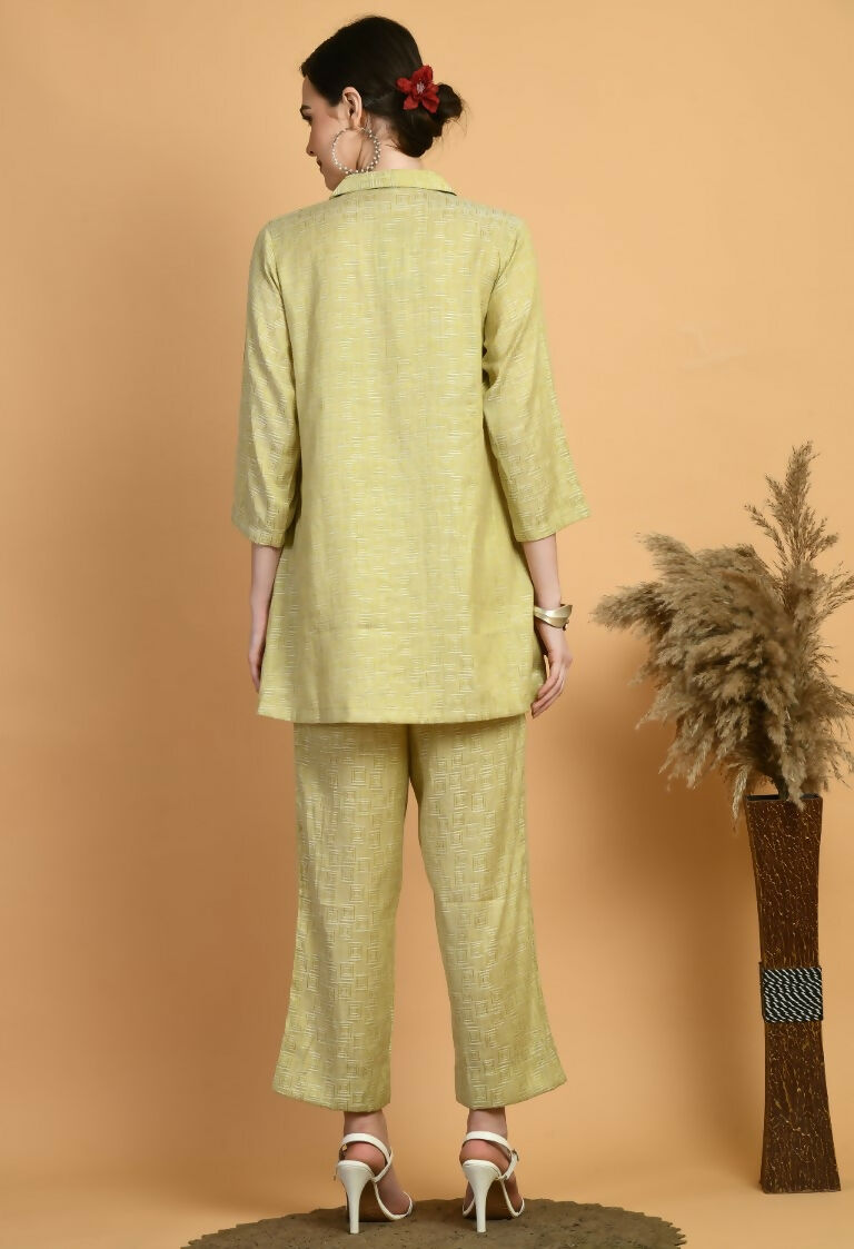 Joban Fashion L.Green Cotton Kurta Set | Grocsy